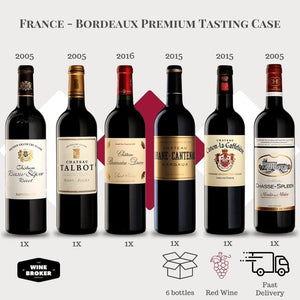France - Bordeaux Premium Tasting Case - Wine Broker Company