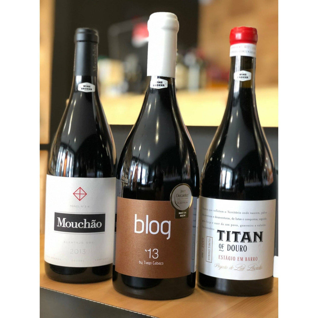 Pack Portugueses imperdíveis com 3 garrafas - Wine Broker Company