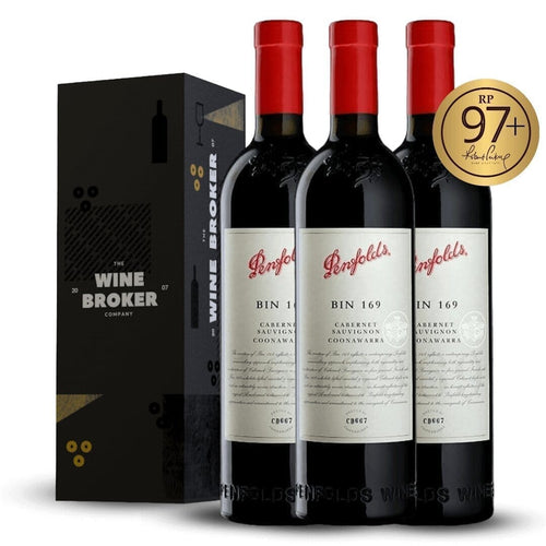 Penfolds Bin 169 Cabernet Sauvignon 2019 pack c/3 garrafas - Wine Broker Company