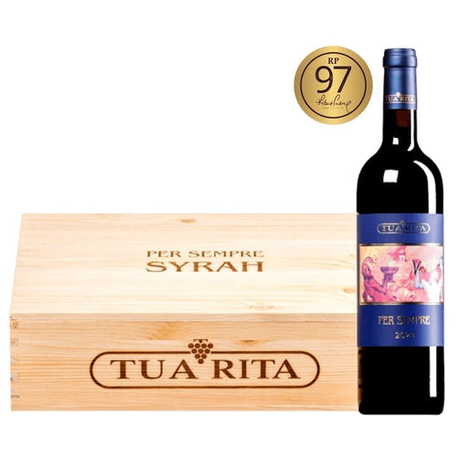 Tua Rita “Per Sempre” Syrah Toscana IGT 2020 pack c/ 3 garrafas - Wine Broker Company