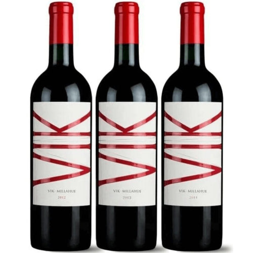 Vertical VIK Millahue Tinto c/3 garrafas - Wine Broker Company