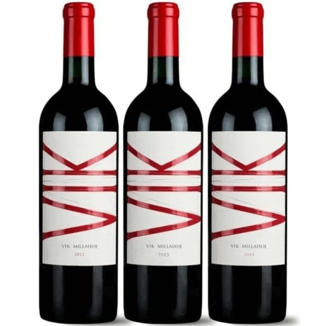 Vertical VIK Millahue Tinto c/3 garrafas - Wine Broker Company